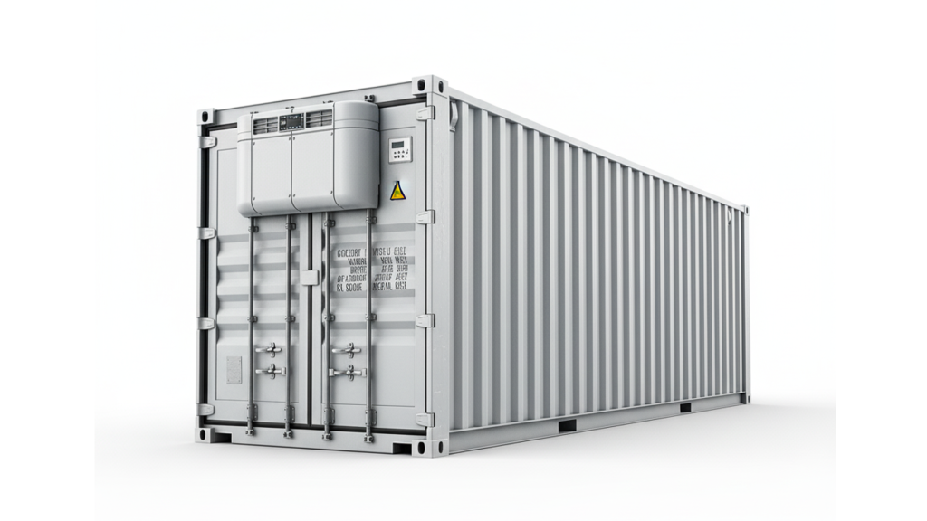 Reefer container for temperature controlled cold chain sea freight shipping