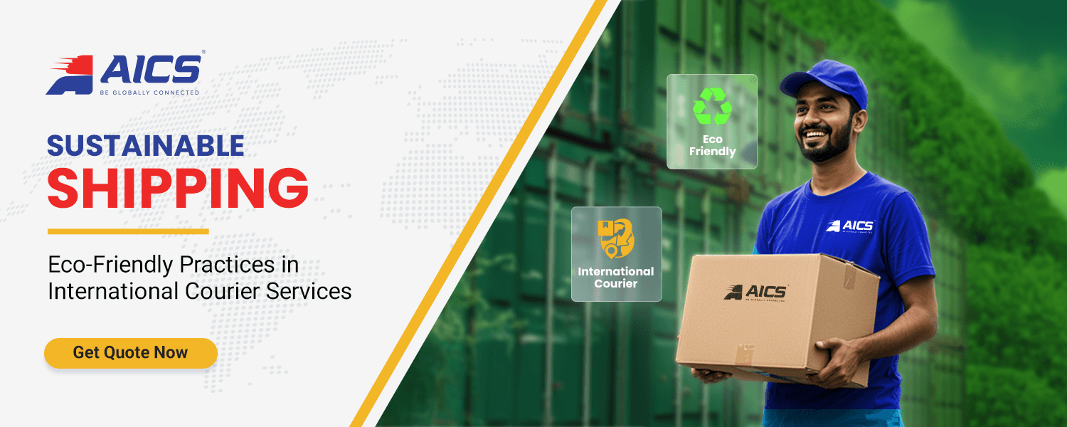 international courier services and green shipping