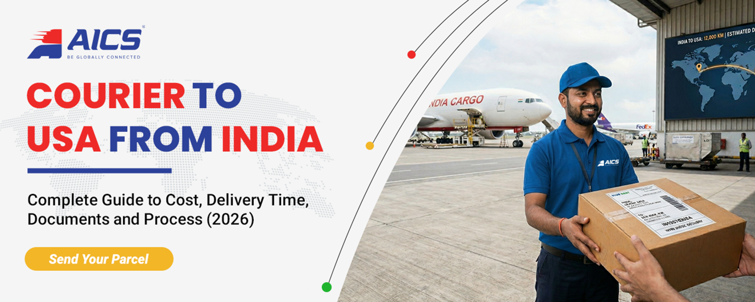 Courier to USA from India