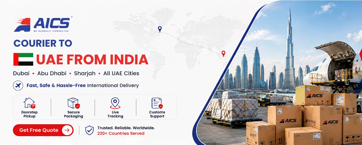 courier to UAE from India