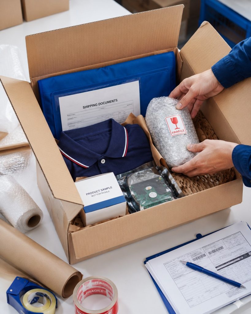Courier to France Packing