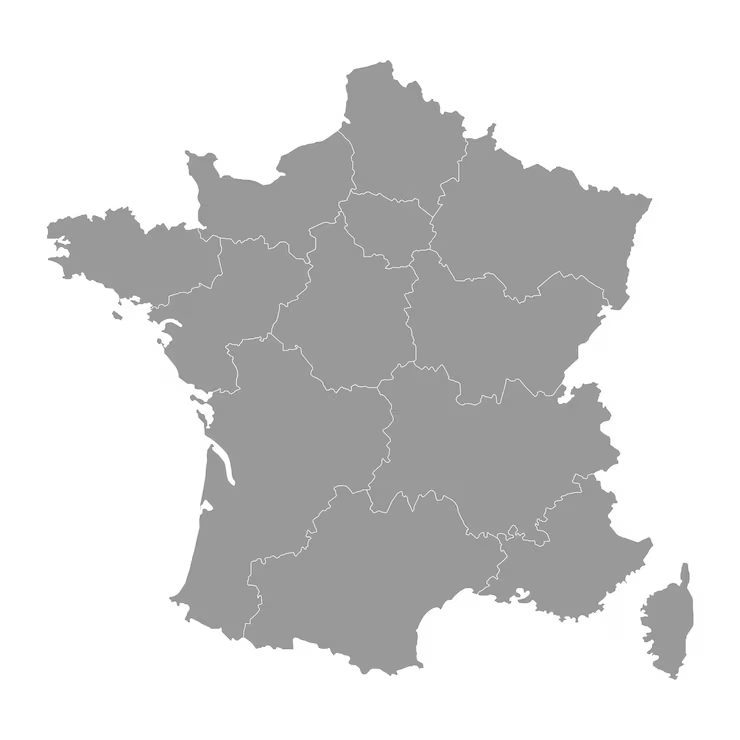 France Delivery Map