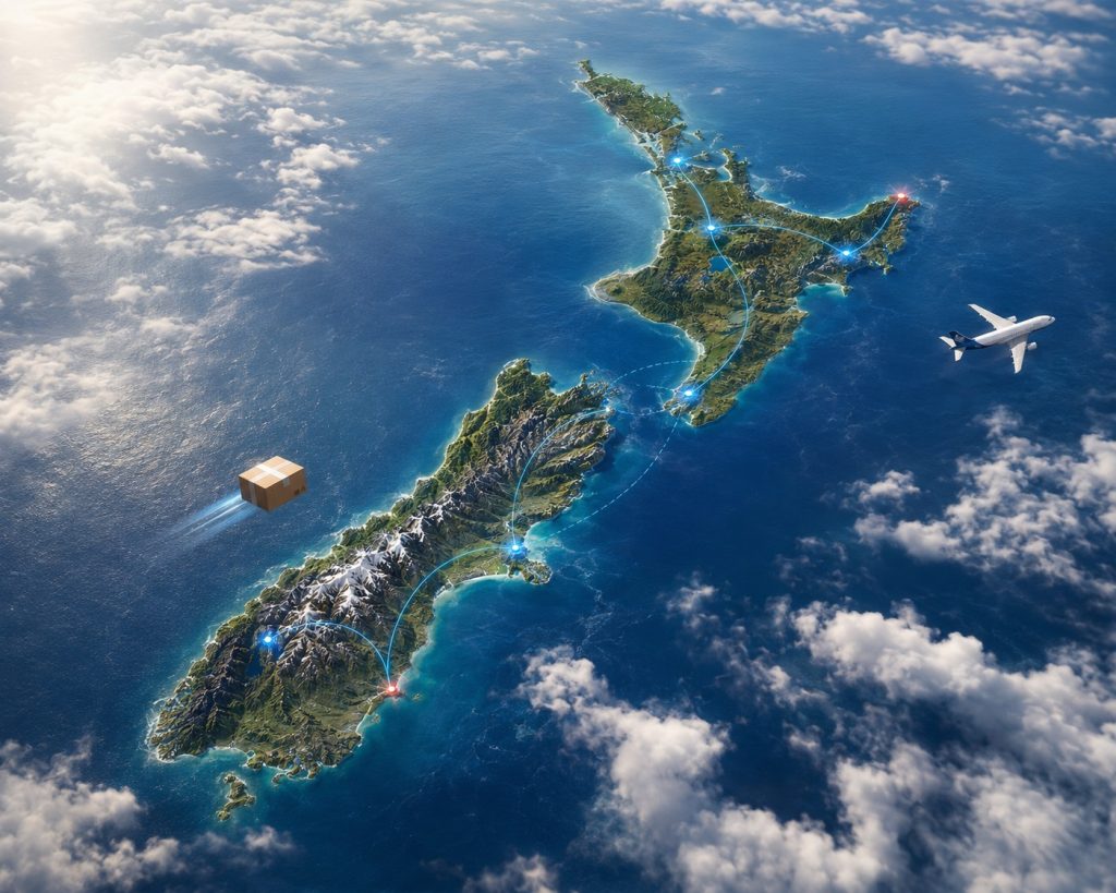 Courier to New Zealand from India by AICS Logistics