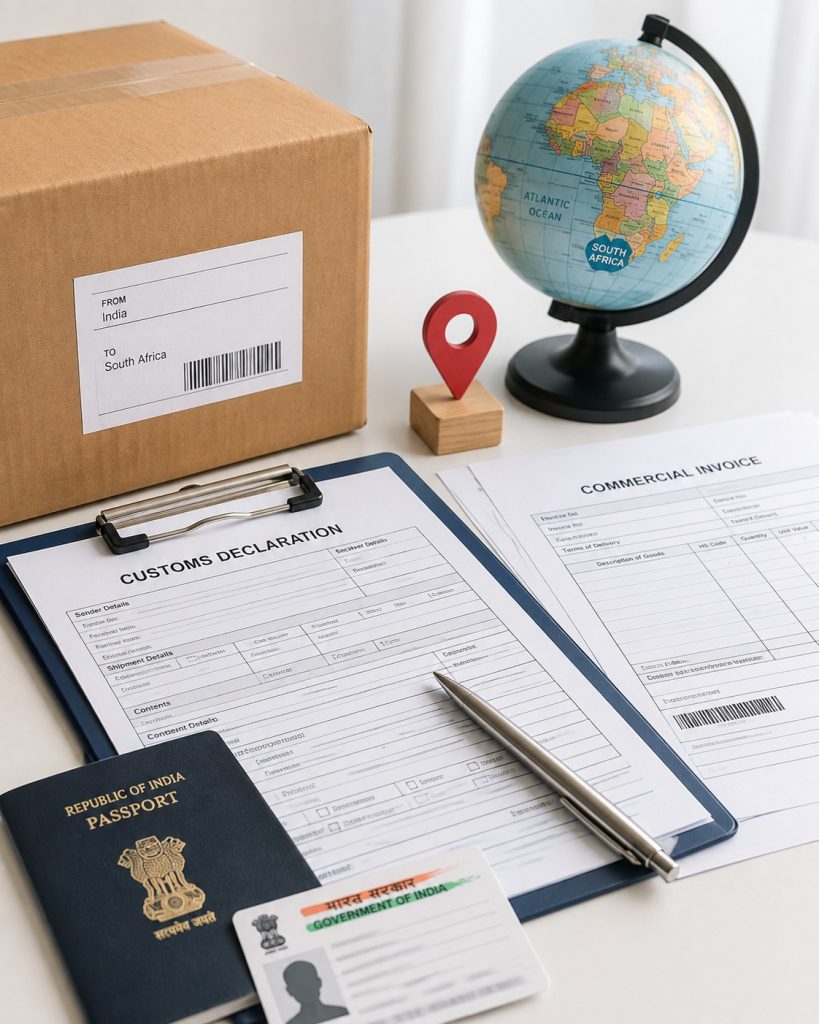 Courier from India to South Africa by AICS Logistics